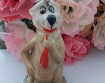 Yogi Bear, Huckleberry  Hound & Mr Jinks 1950s Wade Whimsies china collectables fantastic rare vintage in excellent condition 2.5&quot; in height