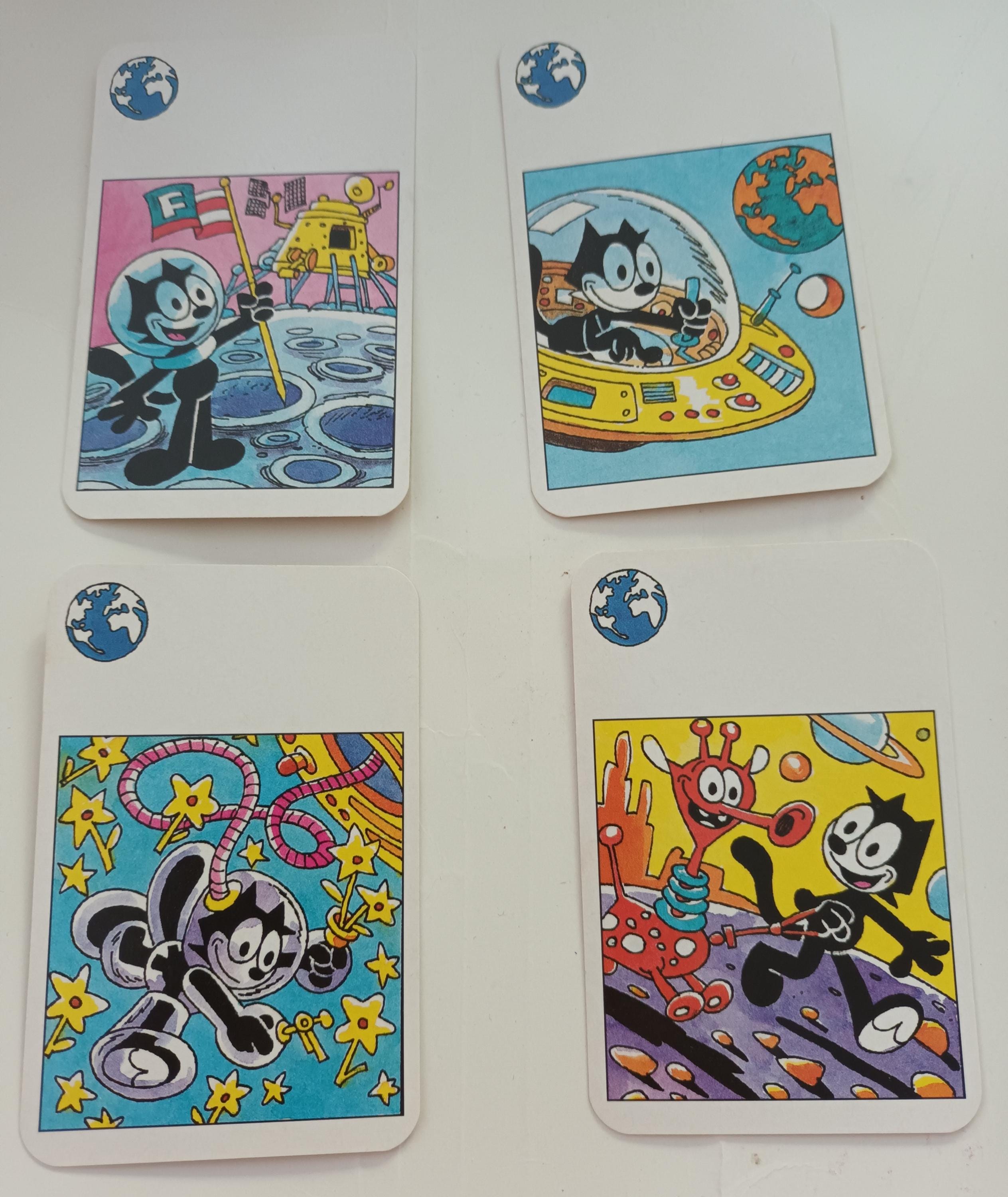 フィリックス・ザ・キャットの素晴らしい絵柄のトランプ - 素晴らしい