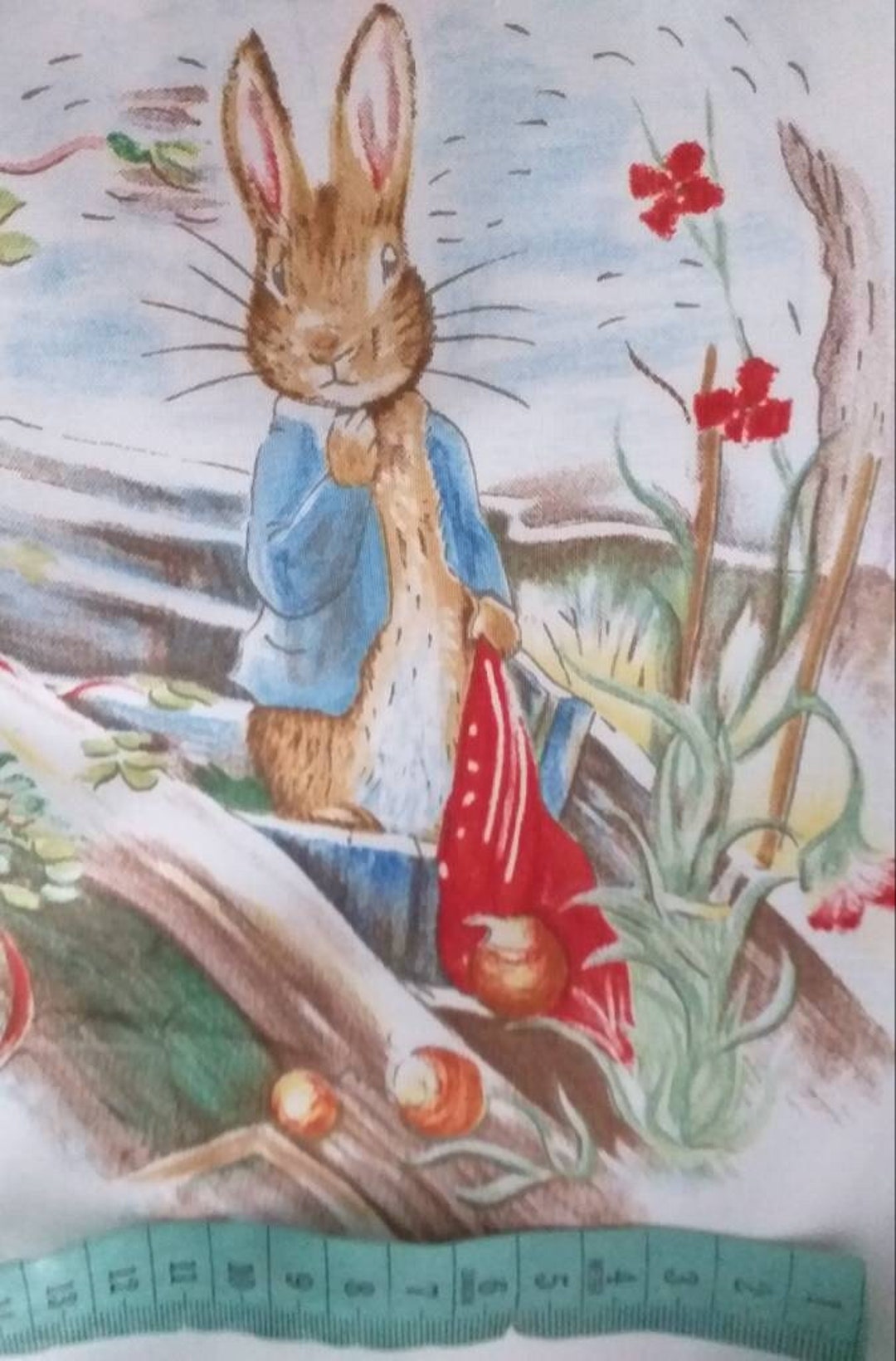 Jane Churchill Beatrix Potter / Peter Rabbit Fabric by Etsy
