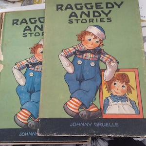 Raggedy Andy Stories Buch von Johnny Gruelle in Originalverpackung. Veröffentlicht 1920 von P. F. Volland – New York, Chicago Toronto. 26. Auflage xx