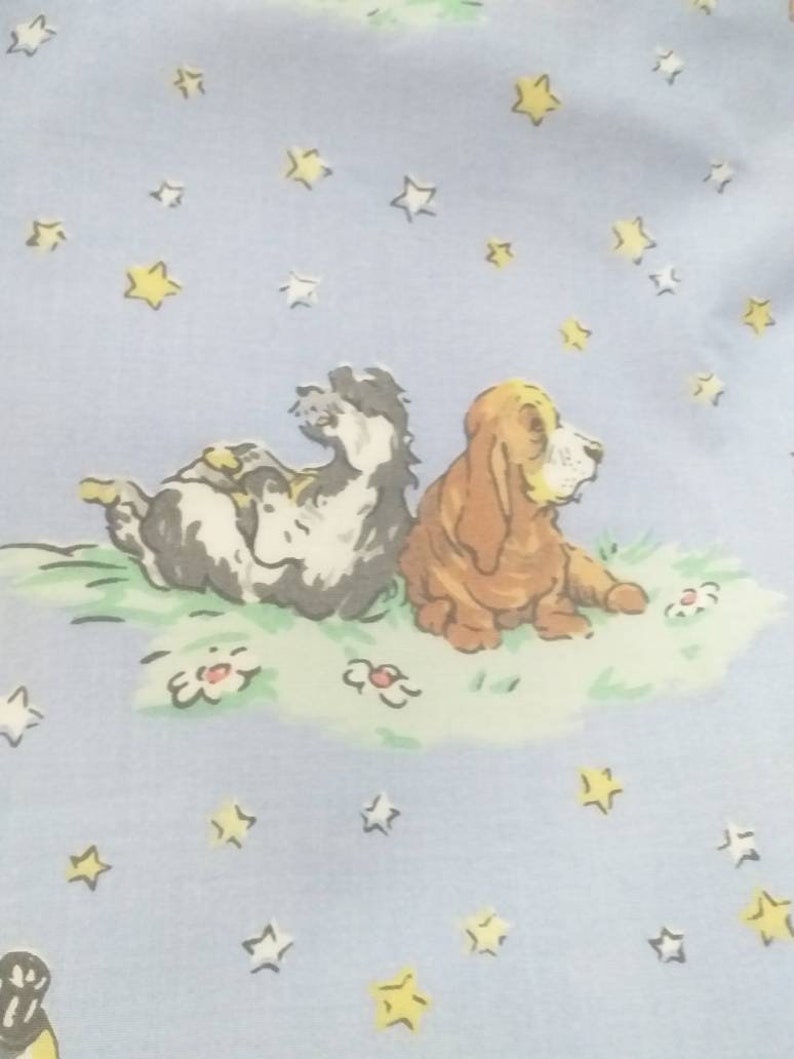 Laura Ashley Fabric Lovely Vintage Hey Diddle Diddle Nursery fabric. Wonderful condition 1990s various size pieces available. 43 x 43 cms