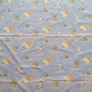 Laura Ashley Fabric Lovely Vintage Hey Diddle Diddle Nursery fabric. Wonderful condition 1990s various size pieces available. 114 x 120 cms