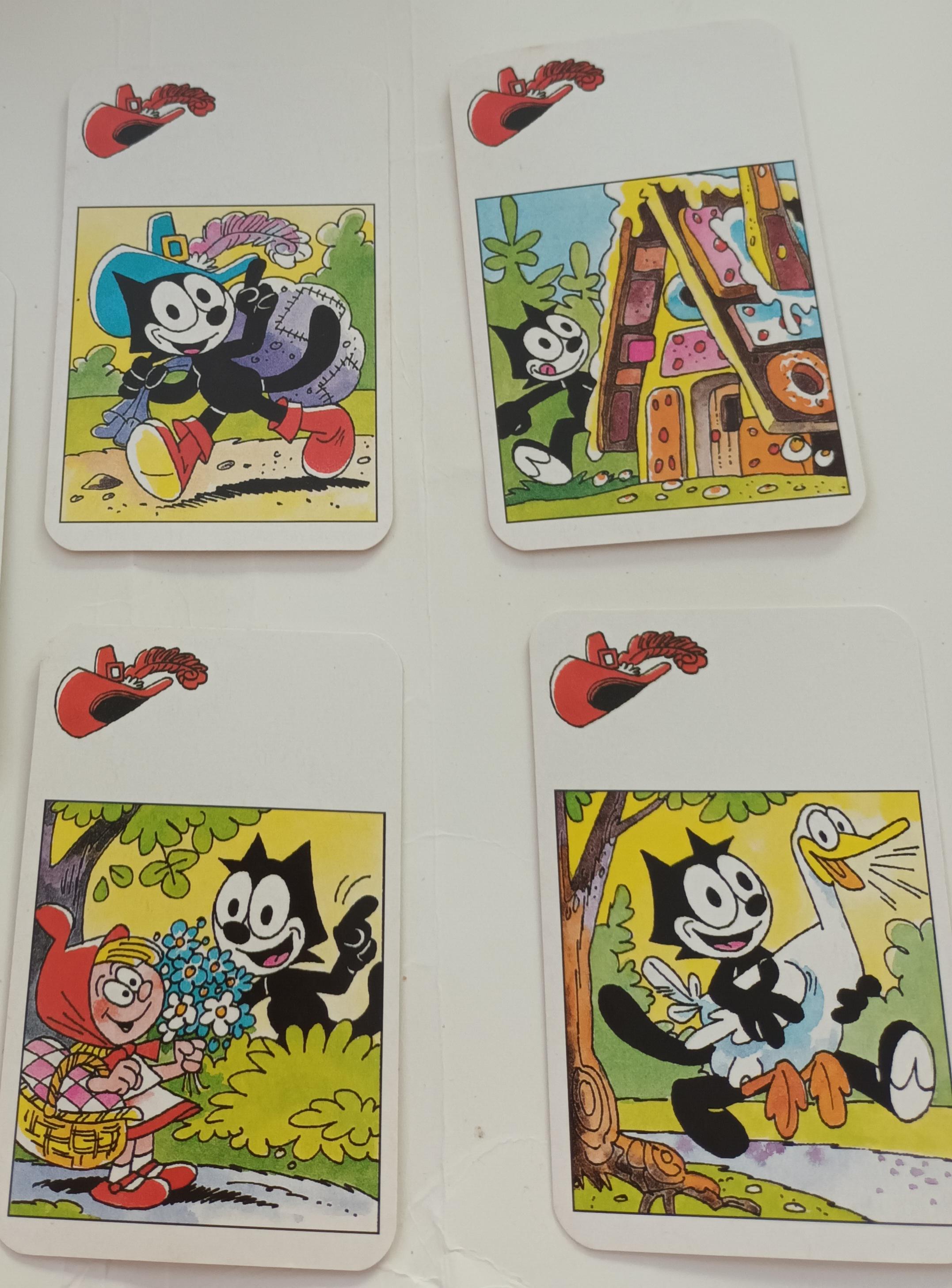 フィリックス・ザ・キャットの素晴らしい絵柄のトランプ - 素晴らしい