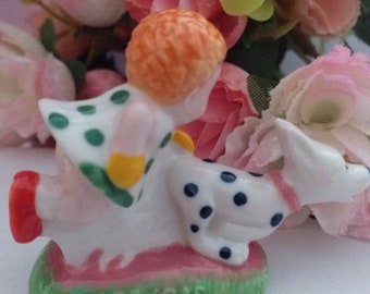 Wade Whimsies Sam and Sarah china collectables fantastic vintage Mabel Lucie Attwell limited edition china ornaments 1.5&quot; x 2&quot;  approx. Xx