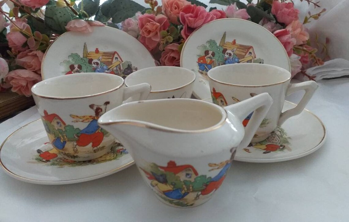 1940s Staffs Tea set Company Ltd Childs tea for two set and Etsy