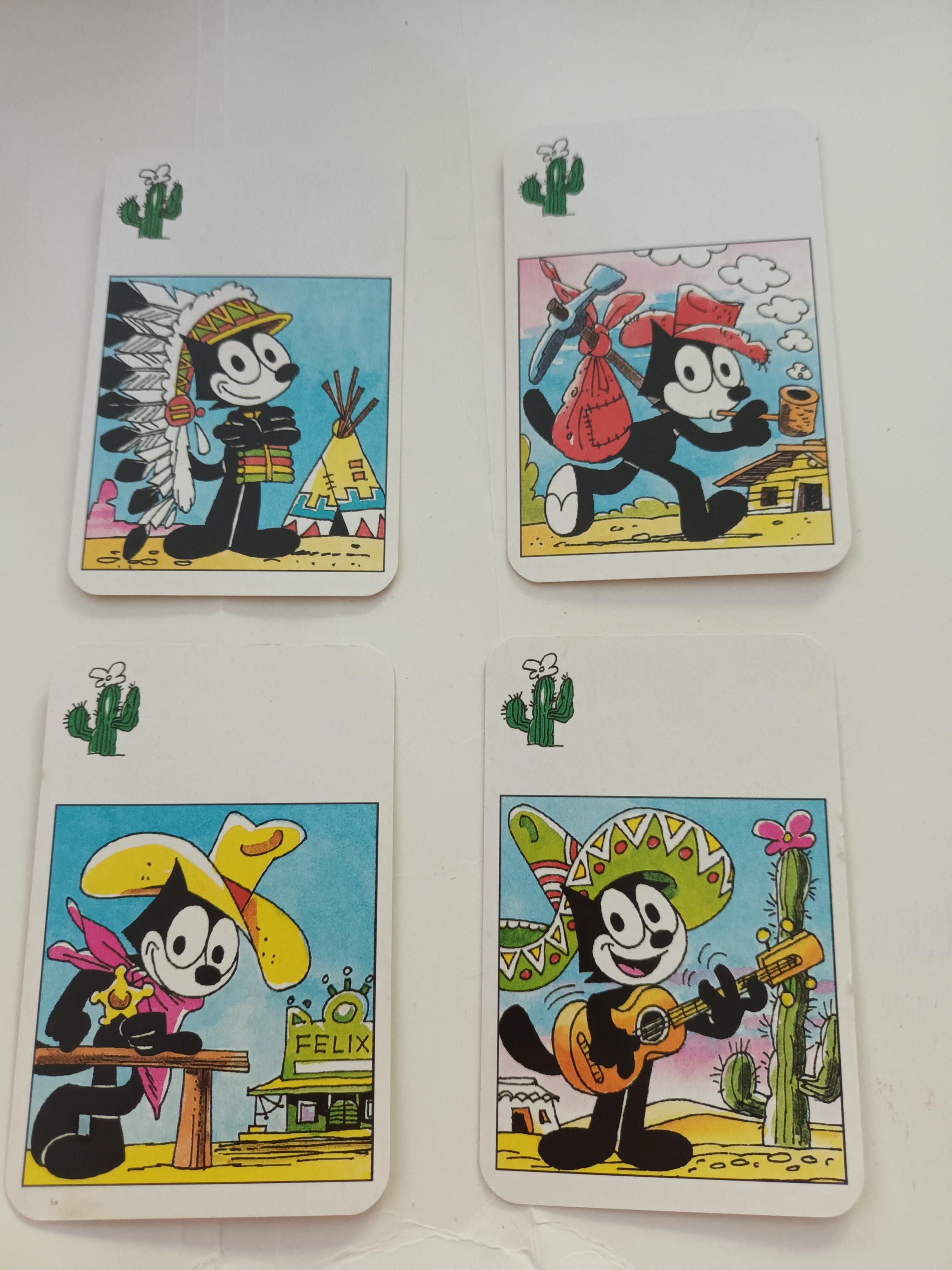 フィリックス・ザ・キャットの素晴らしい絵柄のトランプ - 素晴らしい