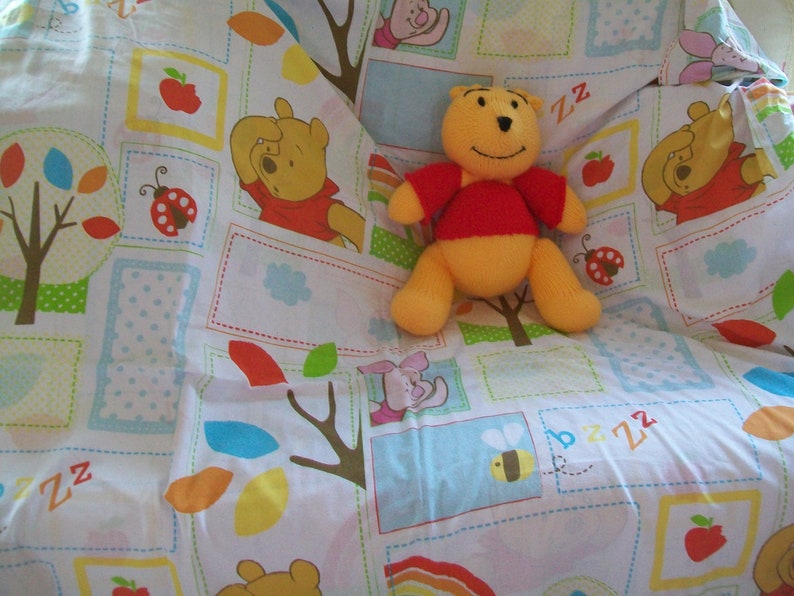 Winnie the Pooh Fabric Curtains. Lovely Childrens Nursery Etsy
