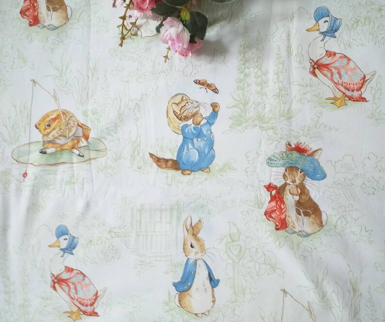 Beatrix Potter / Peter Rabbit Fabrics by Jane Churchill Etsy
