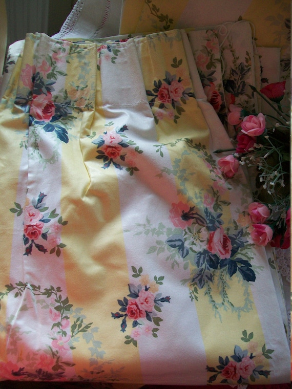 Laura Ashley Fabric Vintage Isobel Fabric in Gorgeous Soft Lemon 