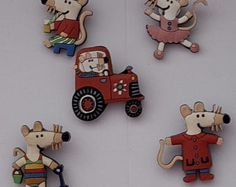 Vintage 1995 Maisy Play Set 8