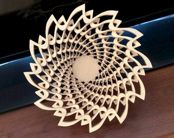 Scroll Saw Patterns Fretwork Bowls Layered 3d By Alexfoxua - 