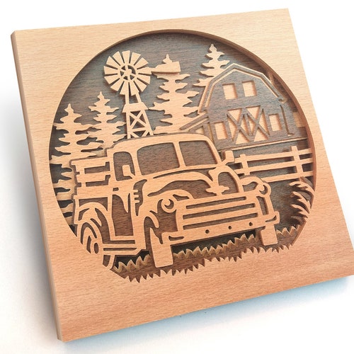 C123moose Scroll Saw Pattern pdf Dxf Svg Eps Etsy