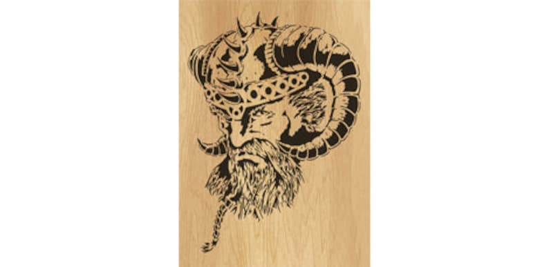 060-viking Scroll saw pattern pdf jpg dxf svg eps | Etsy