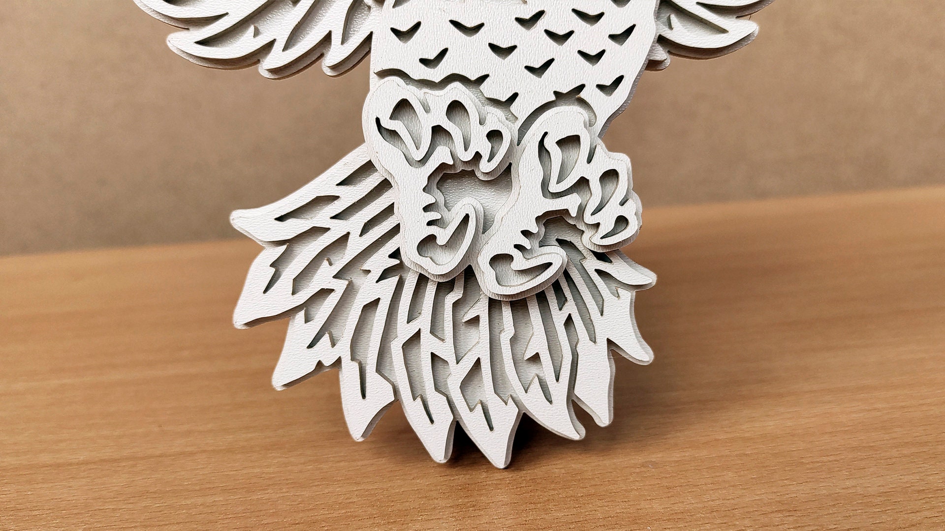 C166Eagle Scroll saw pattern pdf dxf svg eps Etsy