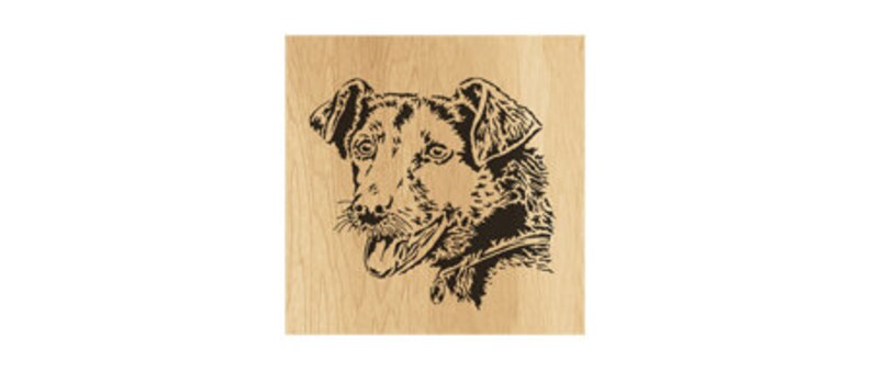 001-dog Scroll saw pattern pdf, jpg, dxf, svg, eps