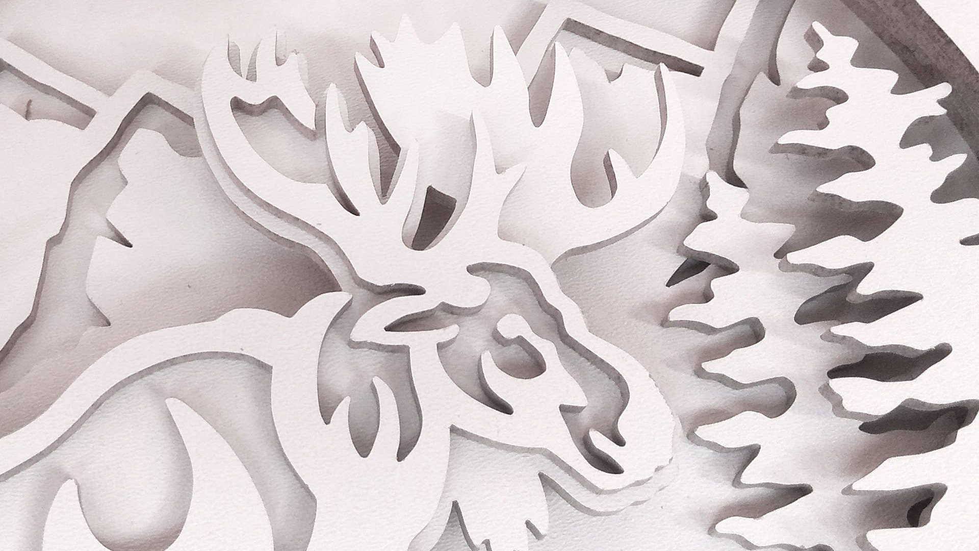 C123moose Scroll Saw Pattern pdf Dxf Svg Eps Etsy Canada