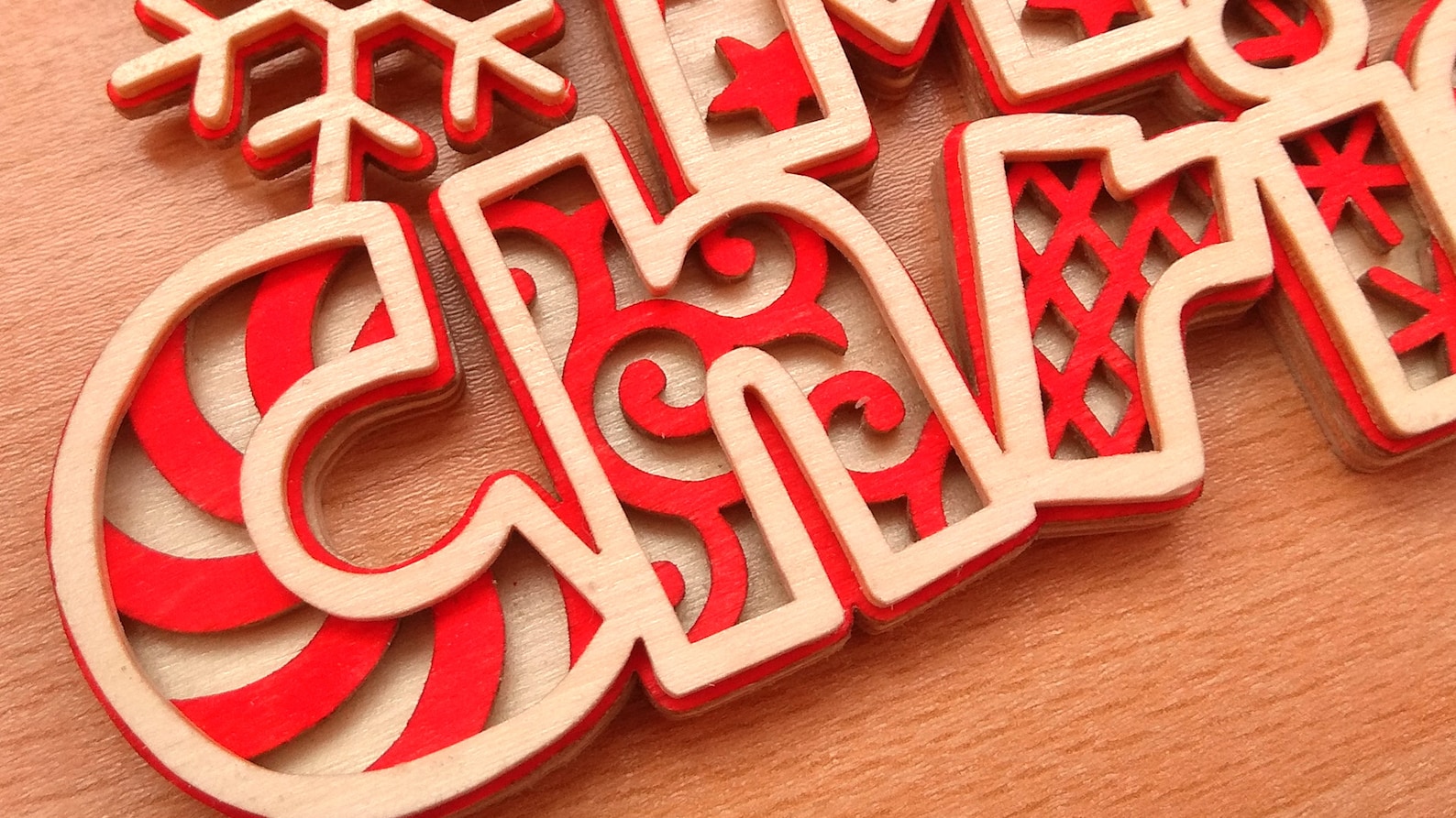 C90merry Christmas Scroll Saw Pattern pdf Dxf Svg Eps Etsy