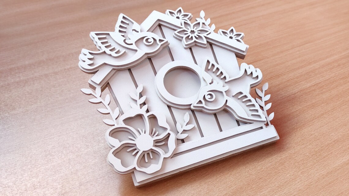 C149birdhouse Scroll Saw Pattern pdf Dxf Svg Eps Etsy Australia