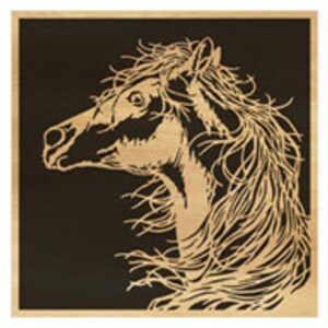 031-horse Scroll Saw Pattern pdf Jpg Dxf Svg Eps - Etsy