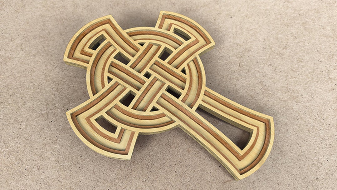 C201celtic Cross Scroll Saw Pattern pdf, Dxf, Svg, Eps Etsy