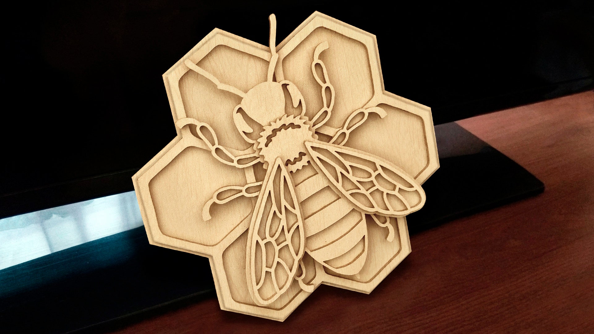 C160Bee Scroll saw pattern pdf dxf svg eps Etsy