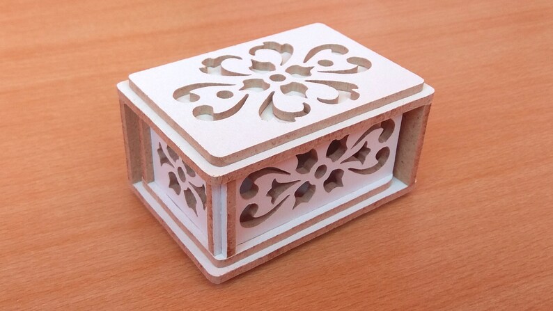 C125Jewelry box Scroll saw pattern Etsy