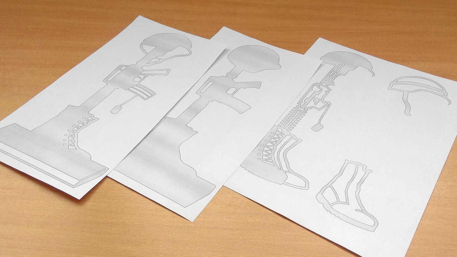 C84-battlefield Cross - Scroll Saw Pattern (pdf, Dxf, Svg, Eps) - Etsy