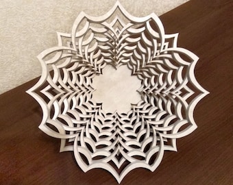 C16-bowl - Scroll saw pattern (pdf, jpg, dxf, svg, eps)