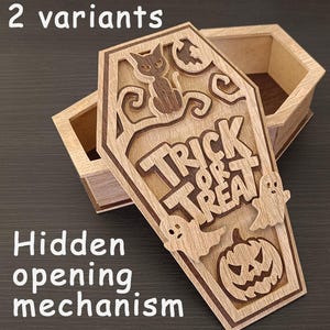 C262-Scatola di Halloween - Modello per traforo (pdf, dxf, svg, eps)