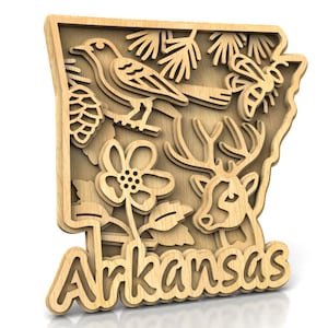 C240-Arkansas - Dekupiersäge Schnittmuster (pdf, dxf, svg, eps)