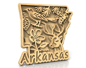 C240-Arkansas - Scroll saw pattern (pdf, dxf, svg, eps)