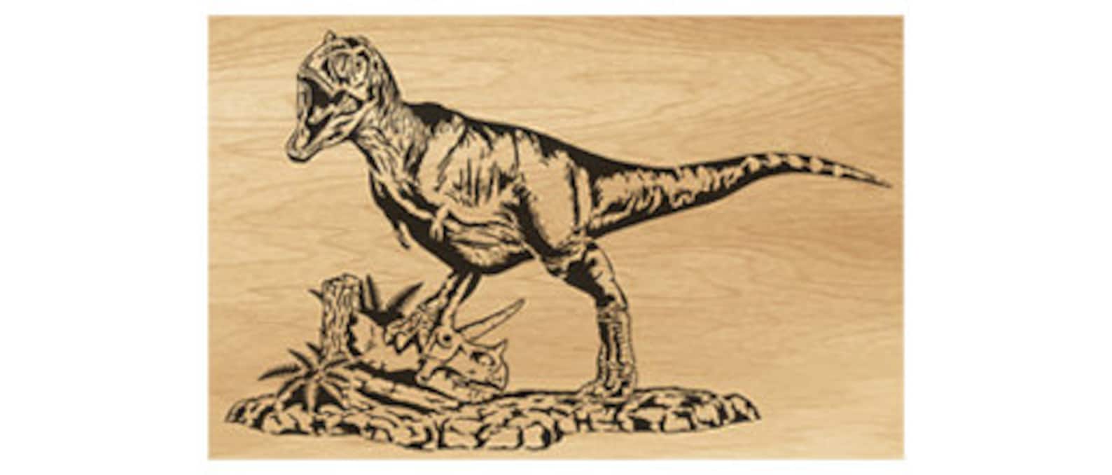 024dinosaur Scroll Saw Pattern pdf Jpg Dxf Svg Eps Etsy India