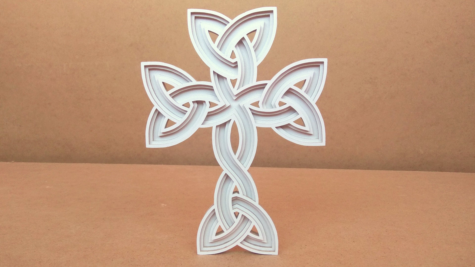 C124celtic Cross Scroll Saw Pattern pdf Dxf Svg Eps Etsy