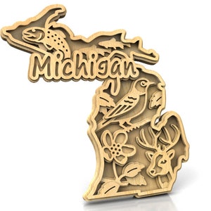 C240-Michigan - Patrón de sierra de marquetería (pdf, dxf, svg, eps)