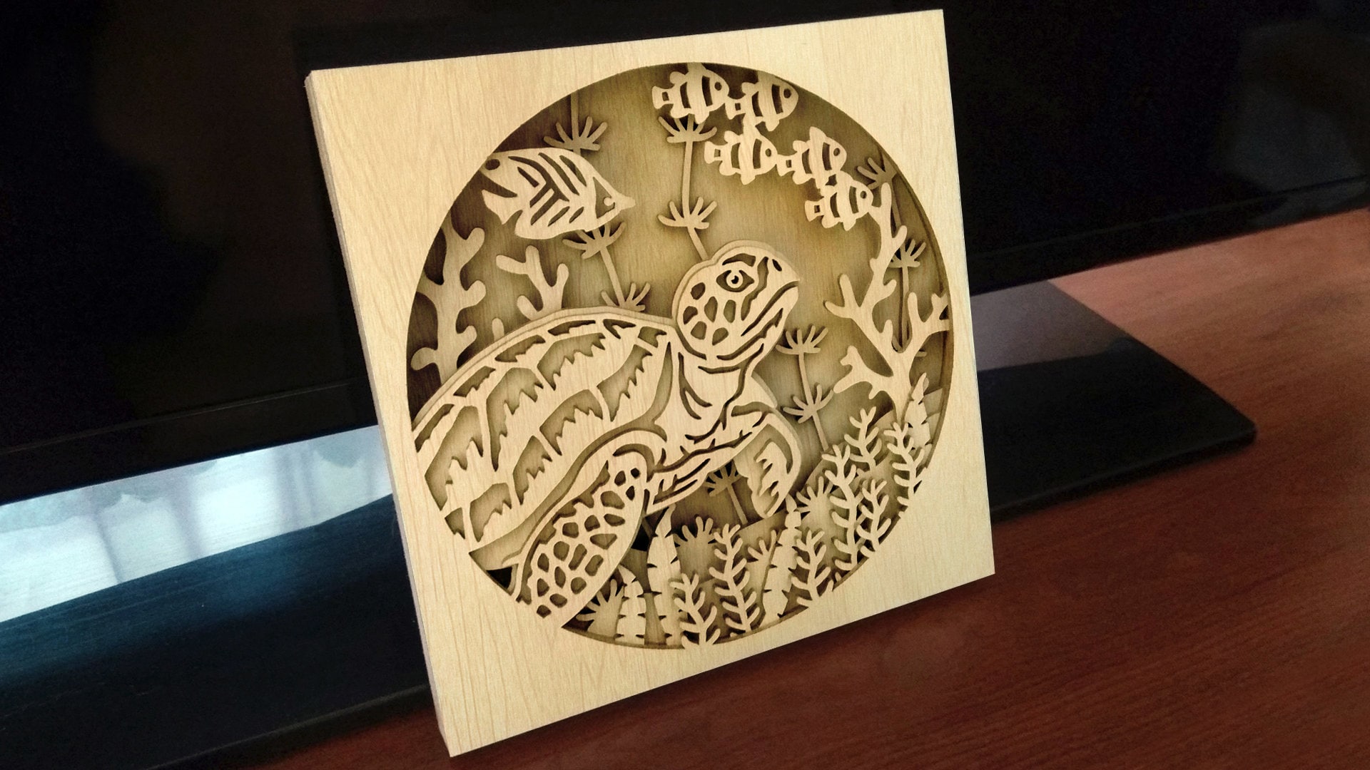 C73turtle Scroll saw pattern pdf dxf svg eps Etsy