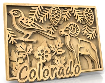 C240-Colorado - Scroll saw pattern (pdf, dxf, svg, eps)