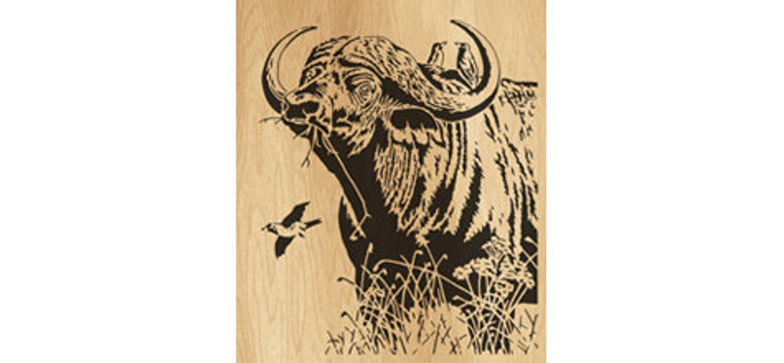 039-buffalo Scroll saw pattern pdf jpg dxf svg eps | Etsy