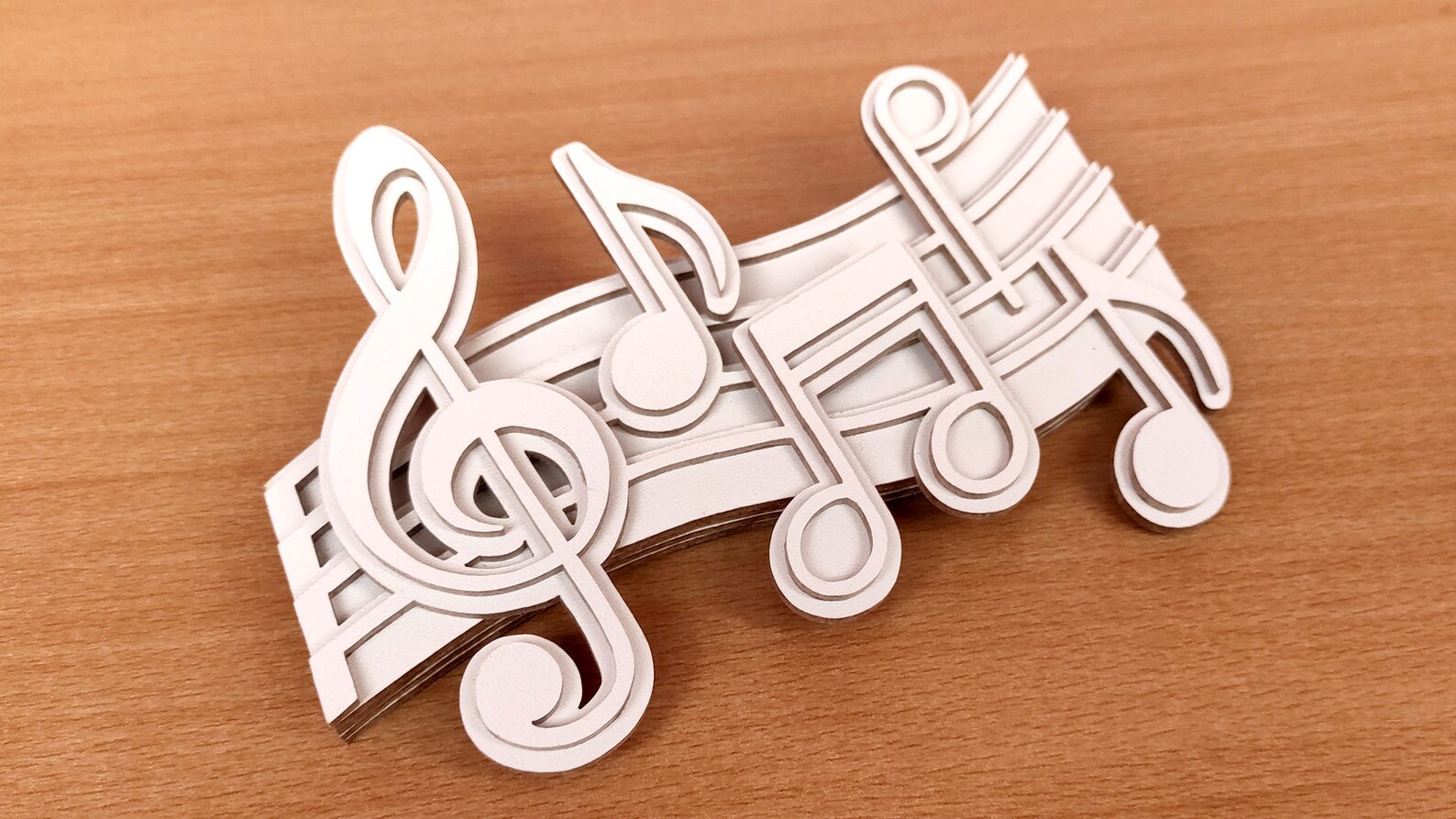 C159music Notes Scroll Saw Pattern pdf, Dxf, Svg, Eps Etsy