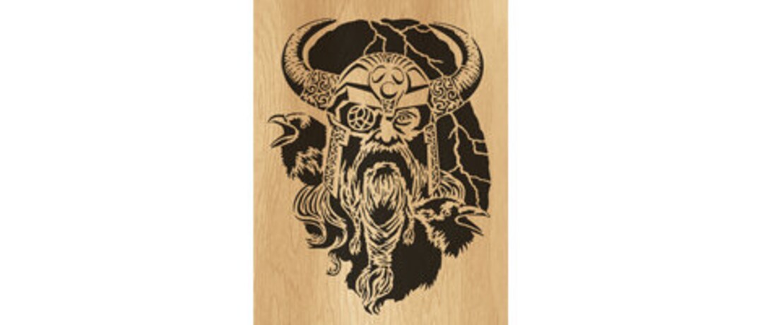 076-odin Scroll Saw Pattern pdf, Jpg, Dxf, Svg, Eps - Etsy