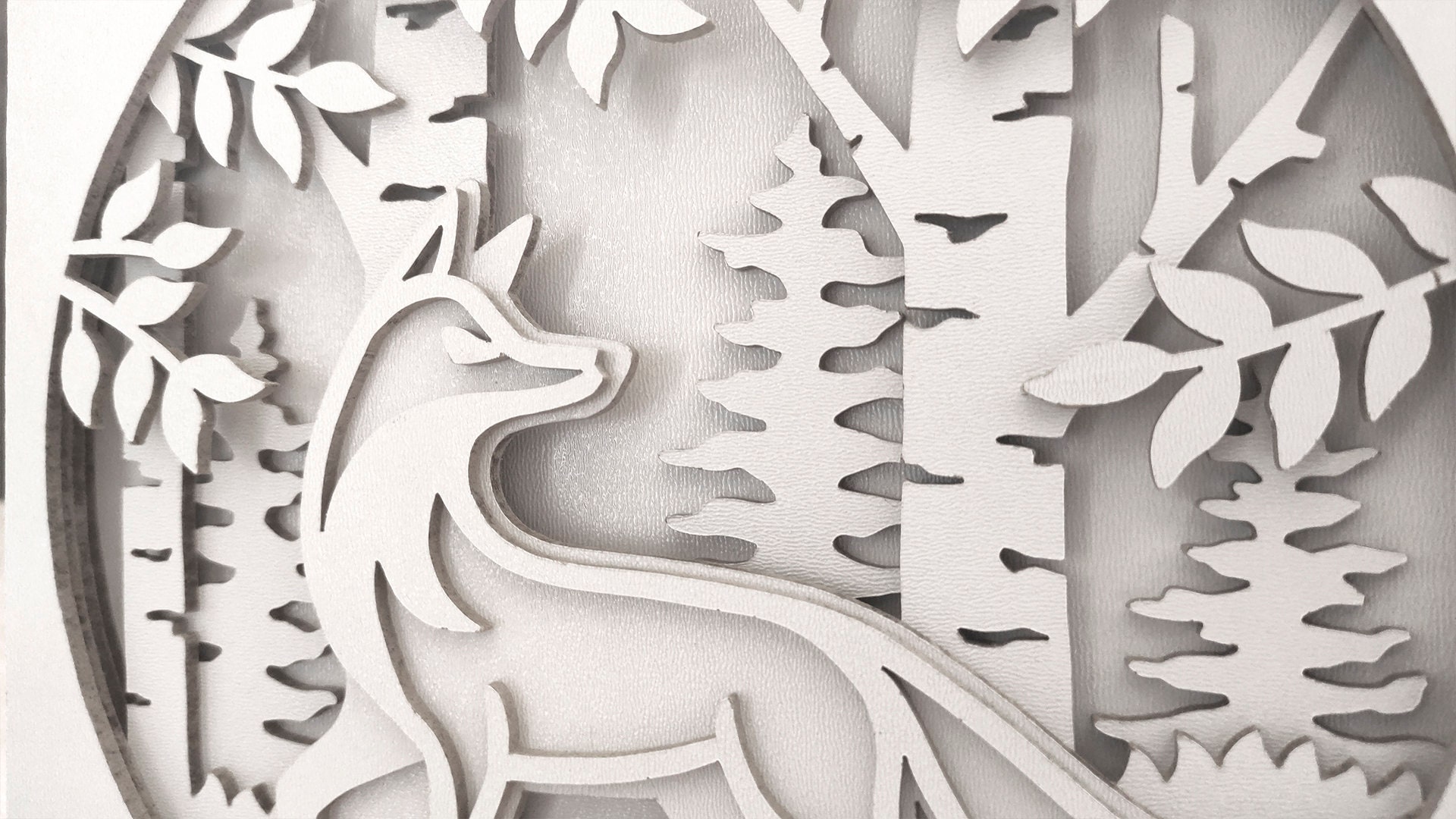 C198-fox Scroll Saw Pattern pdf Dxf Svg Eps - Etsy UK
