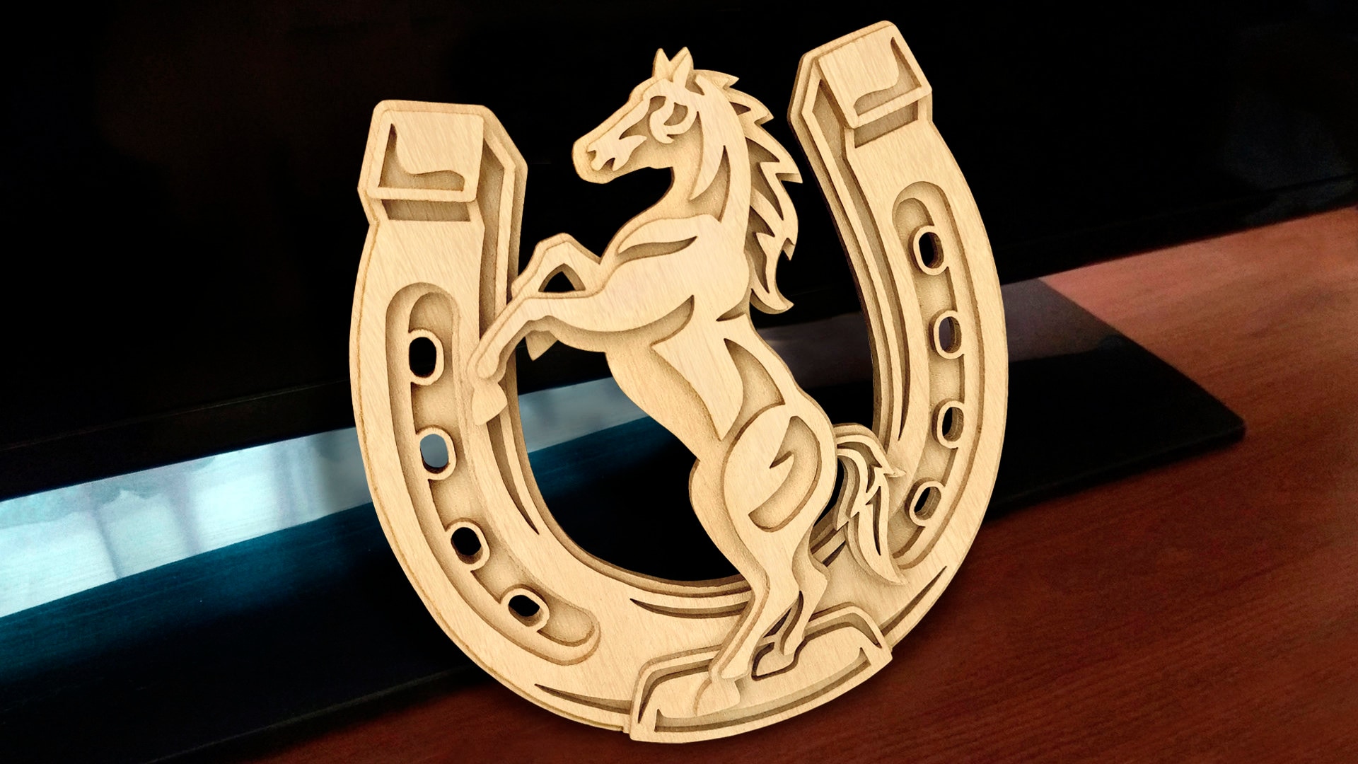 C179-horse Scroll Saw Pattern pdf Dxf Svg Eps | Etsy