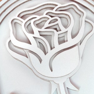C136-rose - Scroll Saw Pattern (pdf, Dxf, Svg, Eps) - Etsy UK