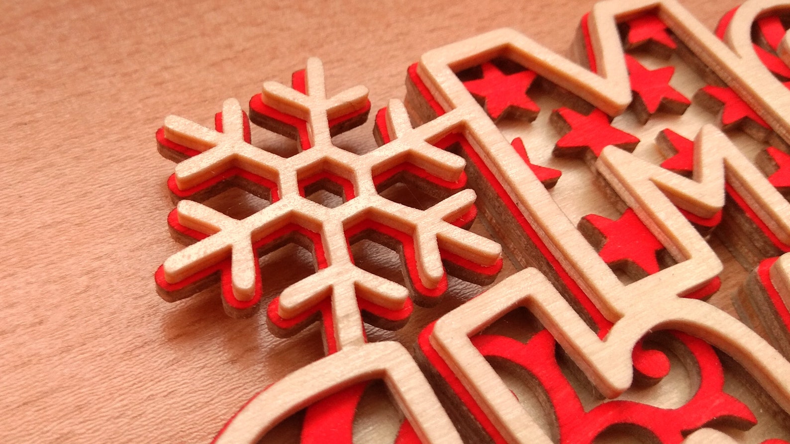 C90merry Christmas Scroll Saw Pattern pdf Dxf Svg Eps Etsy