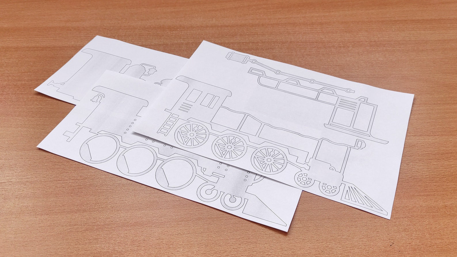 C158Train Scroll saw pattern pdf dxf svg eps Etsy