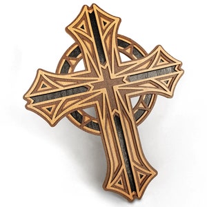 C194-Cross - Scroll saw pattern (pdf, dxf, svg, eps)