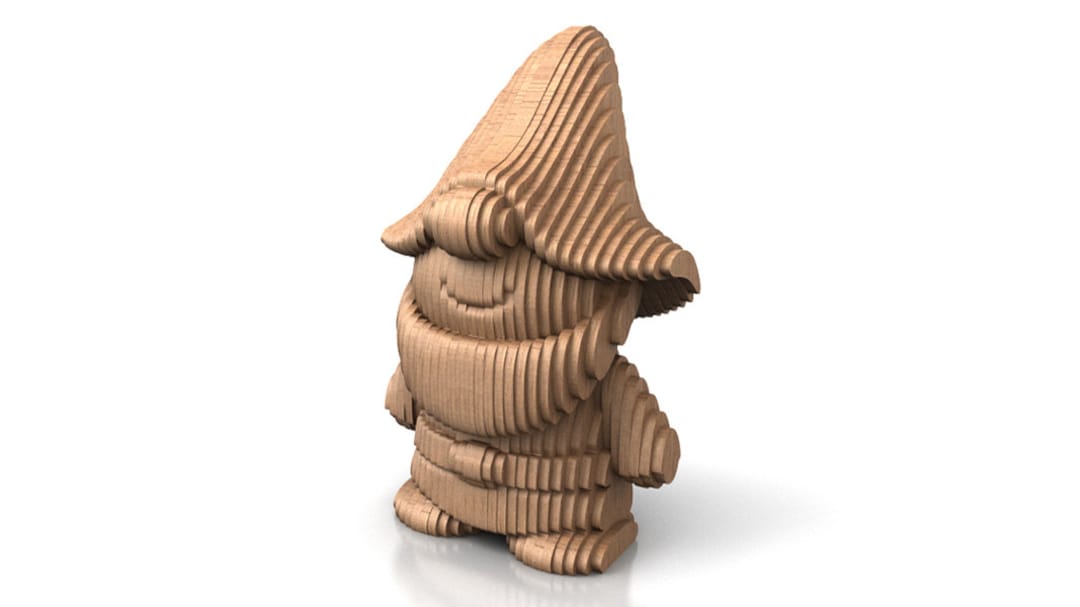 C242gnome Scroll Saw Pattern pdf, Dxf, Svg, Eps Etsy