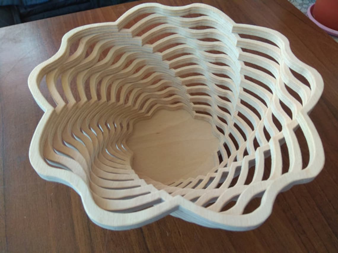 C01-bowl Scroll Saw Pattern pdf Jpg Dxf Svg Eps - Etsy