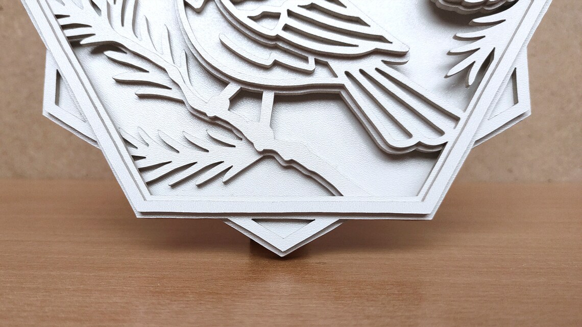 C185cardinal Scroll Saw Pattern pdf Dxf Svg Eps Etsy