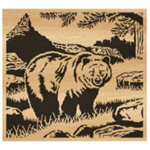 077-bear Scroll Saw Pattern pdf, Jpg, Dxf, Svg, Eps - Etsy