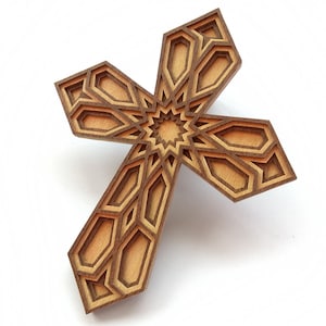 C94-cross - Scroll saw pattern (pdf, dxf, svg, eps)